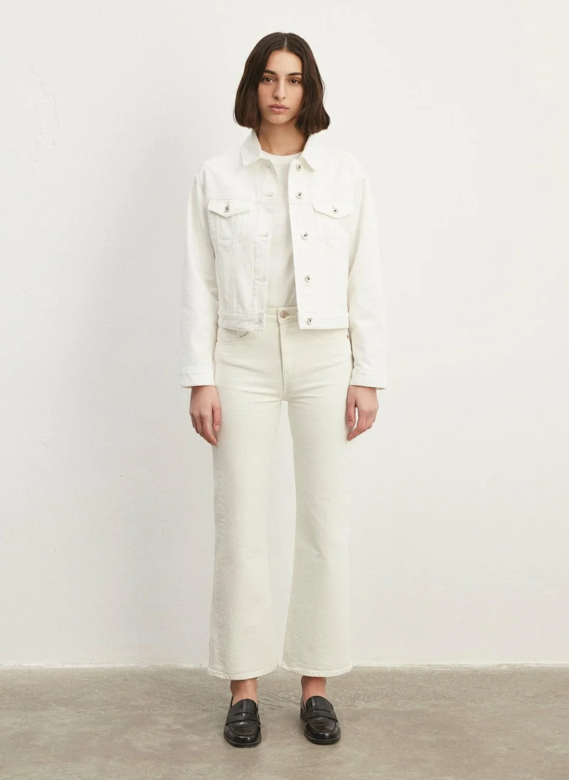 مافي Megi Off White Mavi Premium Jean Jacket